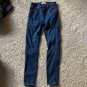 Women’s Madewell High Rise skinny jeans sz 24 R